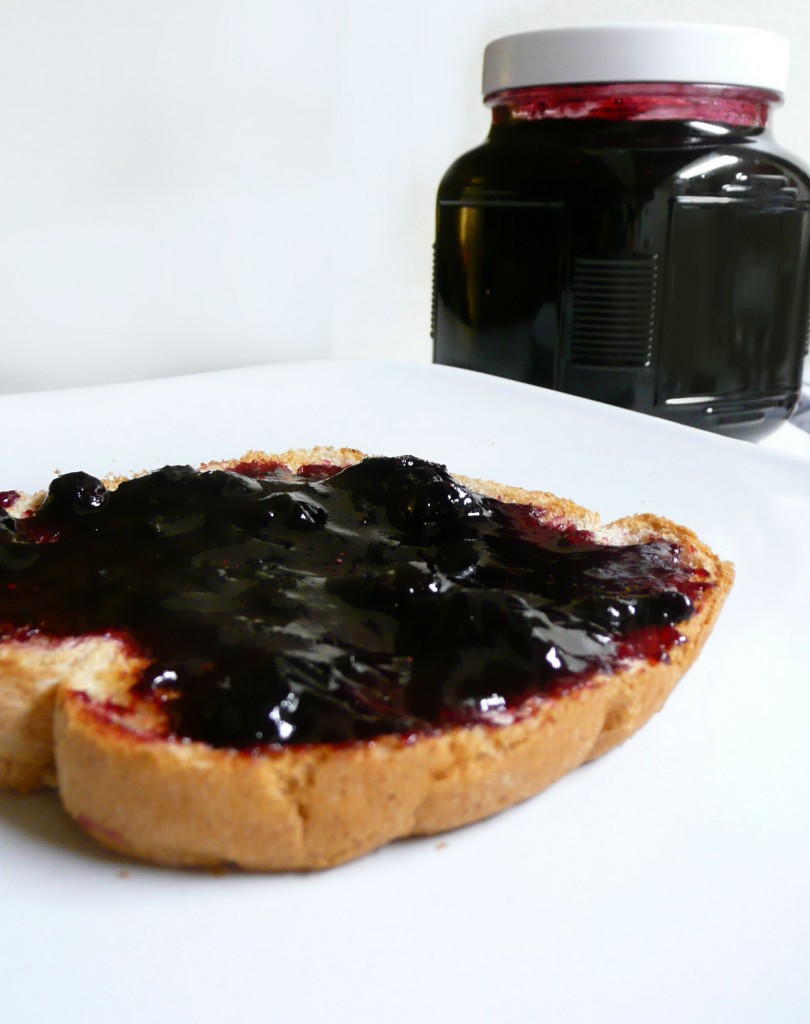 Spiced Blueberry Jam - Partial Ingredients